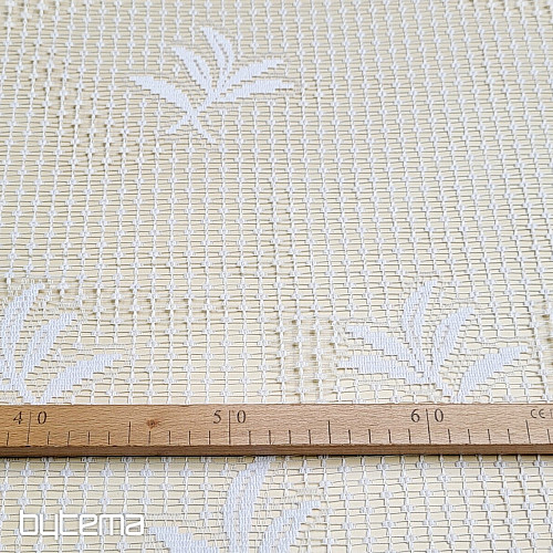 Jacquard-Vorhang V 127 weiß