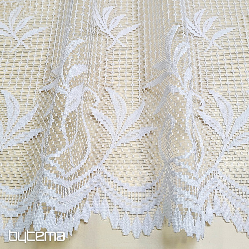 Jacquard-Vorhang V 127 weiß