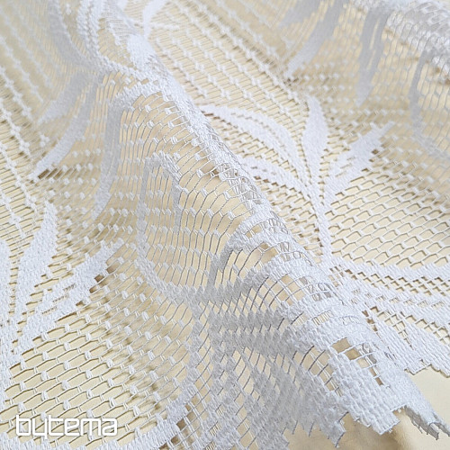 Jacquard-Vorhang V 127 weiß