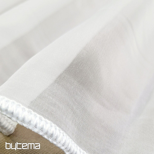 Voile-Vorhang HERMES 11 weiß