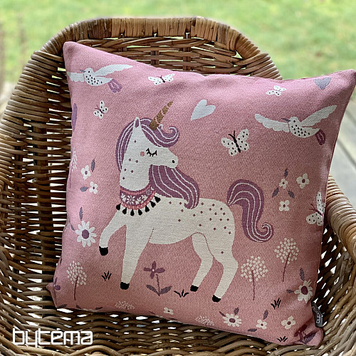 Kissenbezug mit Einhorn-Motiv