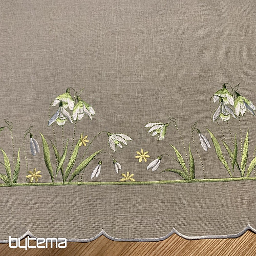 Tischdecke und Schal SCHNEEGESETZE