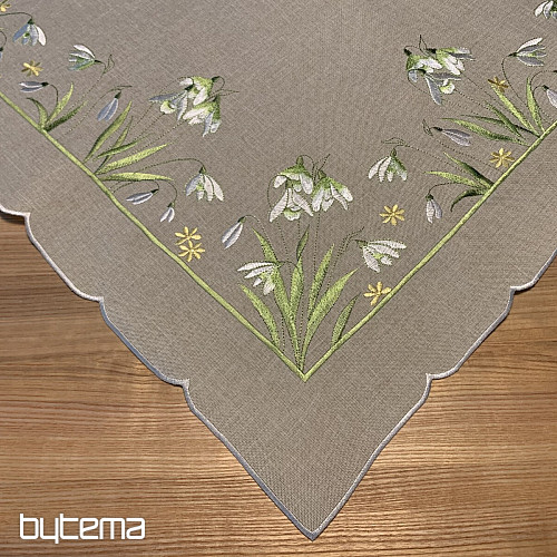 Tischdecke und Schal SCHNEEGESETZE