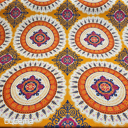 Dekostoff INDISCHES MANDALA