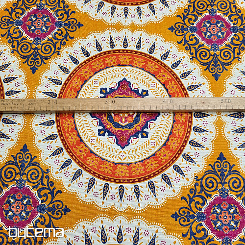 Dekostoff INDISCHES MANDALA