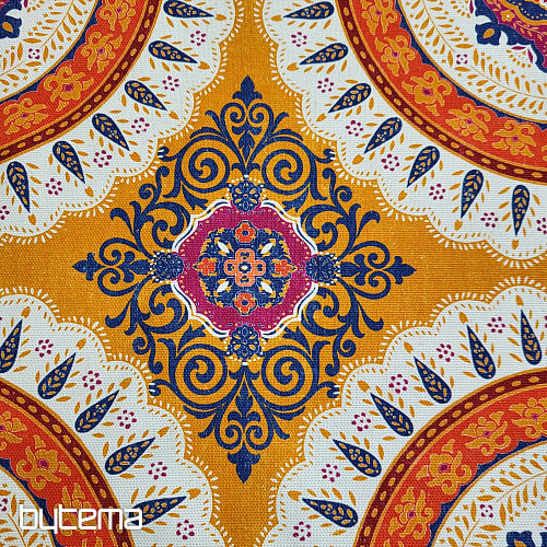 Dekostoff INDISCHES MANDALA