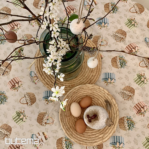 Tischdecke und Schal SPRING CUPS