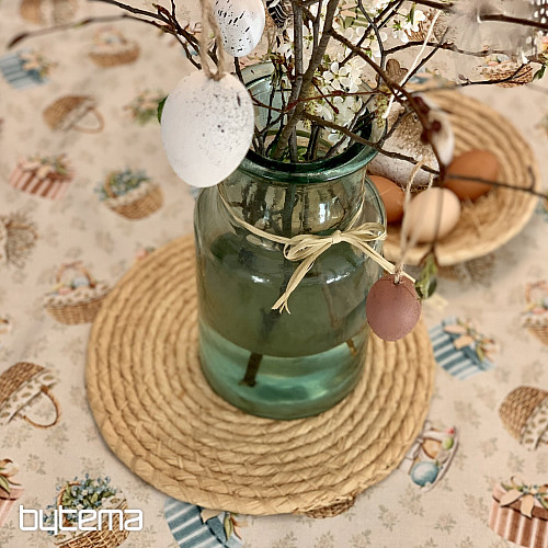 Tischdecke und Schal SPRING CUPS
