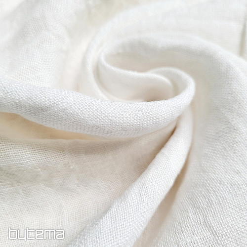 Leinenstoff TEINTURE WEISS