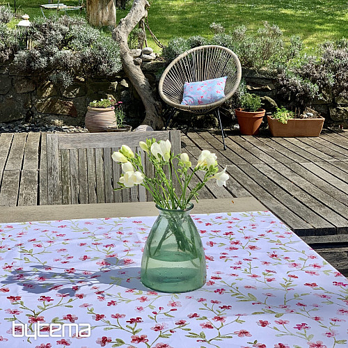 Tischdecke und Schal SAKURA PINK