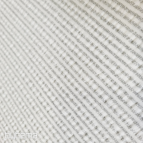 IRISETTE luxuriöser weicher Krepp EASY 8514-11 graue Streifen