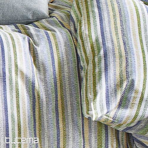 IRISETTE luxuriöser weicher Krepp EASY 8513-30 grüne Streifen
