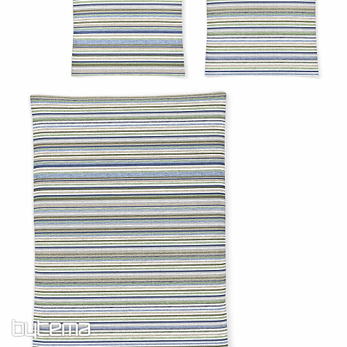 IRISETTE luxuriöser weicher Krepp EASY 8513-30 grüne Streifen