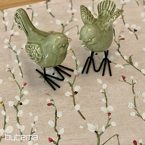 Tischdecke und Schal NOA Twigs klein rosa