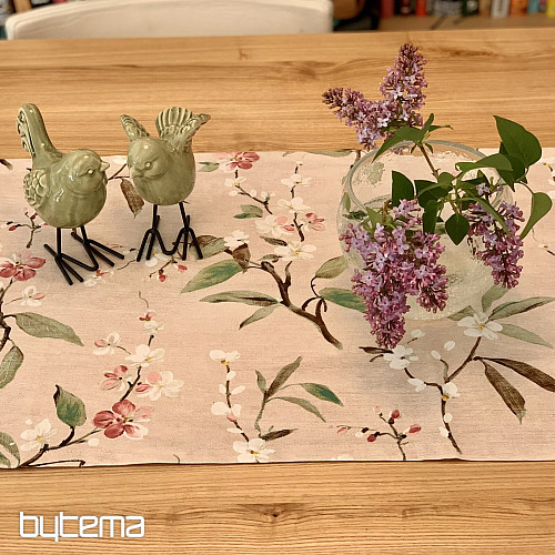 Tischdecke und Schal KVÄT NOA rosa