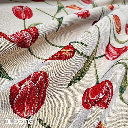 Gobelinstoff TULPEN III großes Muster
