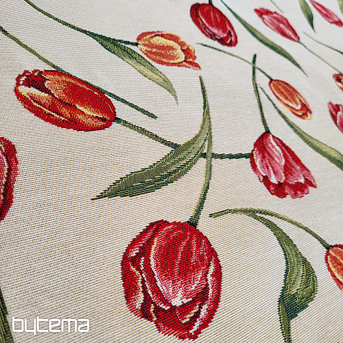 Gobelinstoff TULPEN III großes Muster