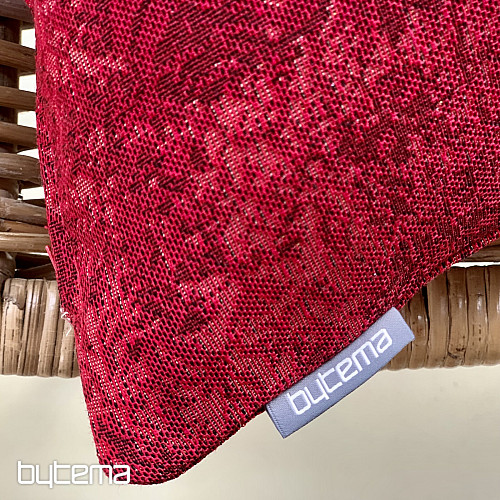 Gobelin-Kissenbezug RED MARBLE