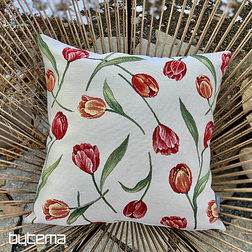 Gobelin-Kissenbezug TULIPS III großes Muster