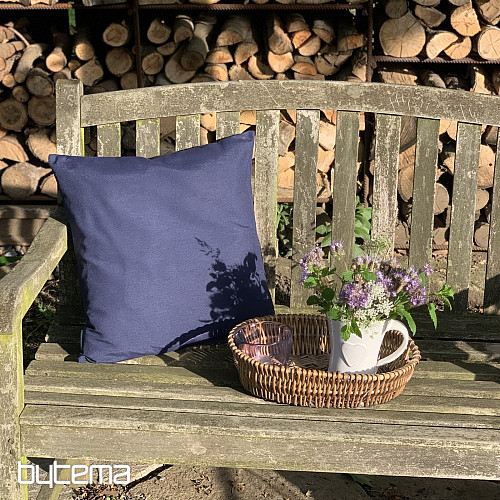 Dekorativer Kissenbezug LISO NAVY BLUE