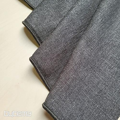 Unifarbener Designer Dekostoff GERSTER 7650 TM. GRAU 0084