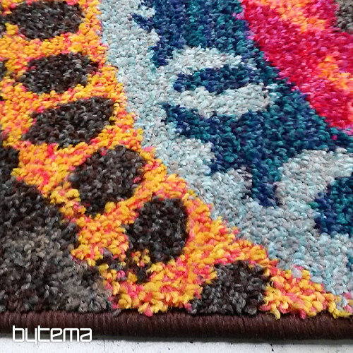 Teppich MANDALA grau/blau