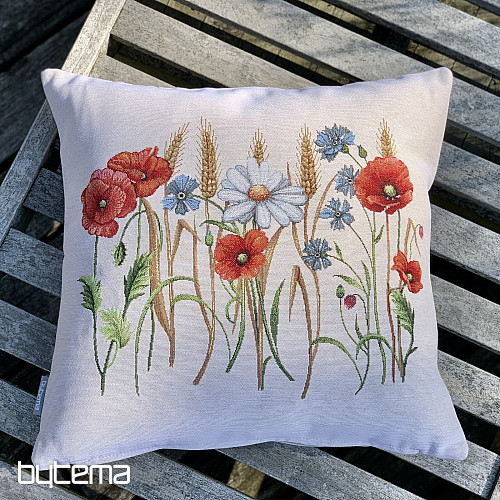 Gobelin-Kissenbezug FELDBLUMEN