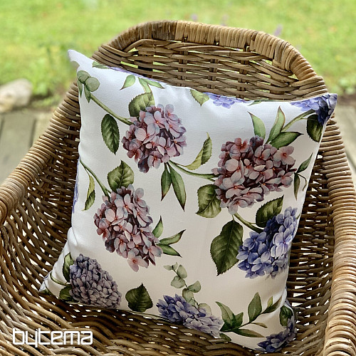 Dekorativer Kissenbezug HYDRANGEA BLUE