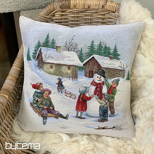 Weihnachts-Wandteppichbezug WINTERNACHMITTAG