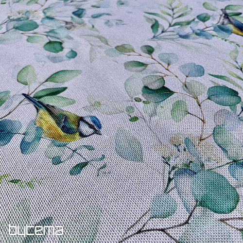 VÖGEL AUF EINEM Zweig Tischdecke und Schal