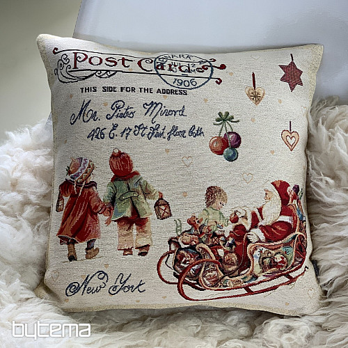 Weihnachts-Wandteppich-Einband-Postkarte