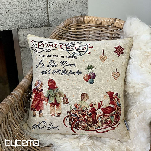 Weihnachts-Wandteppich-Einband-Postkarte