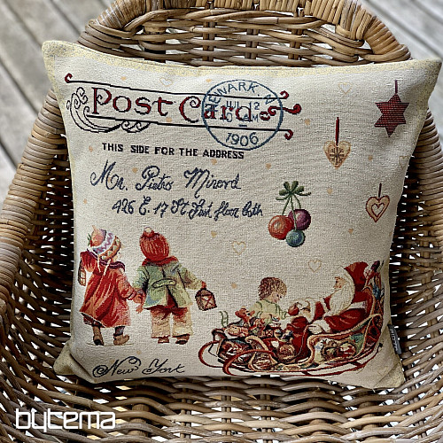 Weihnachts-Wandteppich-Einband-Postkarte