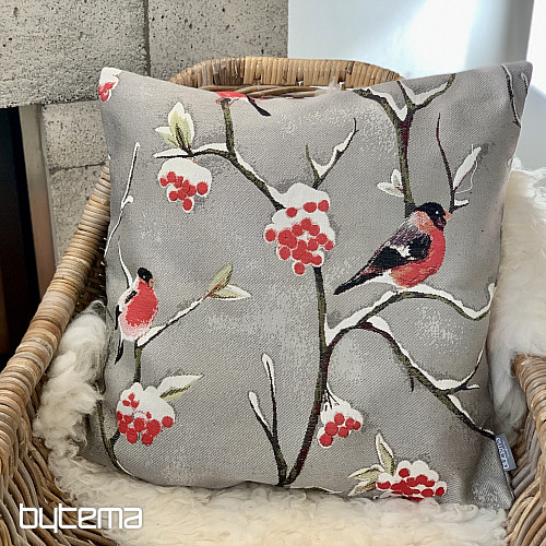 Luxuskissen HÍL beige-grau