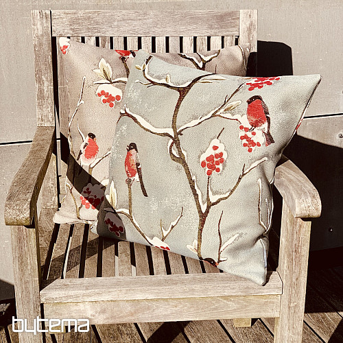 Luxuskissen HÍL beige-grau