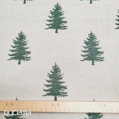 Luxuriöser Dekorationsstoff APPIANO GRÜN