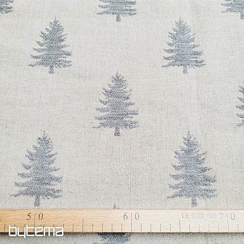 Luxuriöser Dekorationsstoff APPIANO GRAU