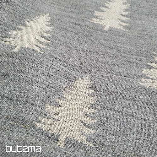 Luxuriöser Dekorationsstoff APPIANO GRAU