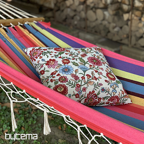 Gobelin-Kissenbezug GEMALT BLUMEN