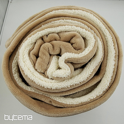 Decke Ovečka glatt BEIGE hell