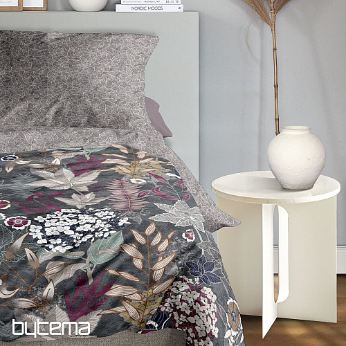 IRISETTE luxuriöser Baumwollsatin WAVE 8571-90 BUNTE BLUMEN