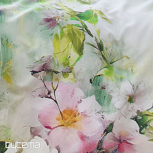 IRISETTE luxuriöser Baumwollsatin TOKIO 8572-30 MONET