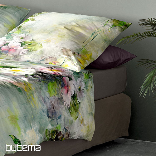 IRISETTE luxuriöser Baumwollsatin TOKIO 8572-30 MONET