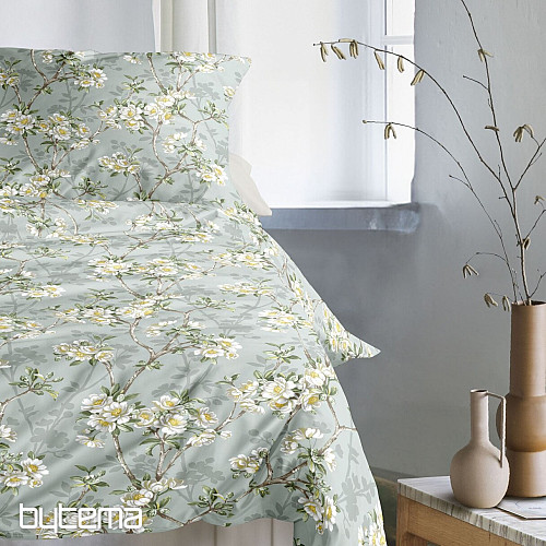 IRISETTE luxuriöser Baumwollsatin TOKIO 8537-30 MENTOL