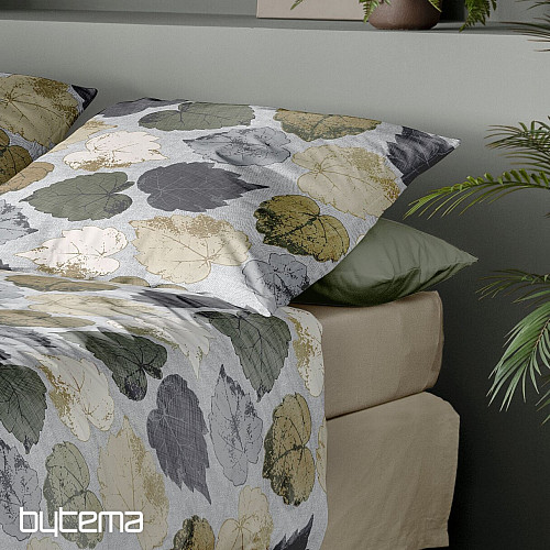 Luxuriöse Flanellbettwäsche IRISETTE KOALA 90 grau