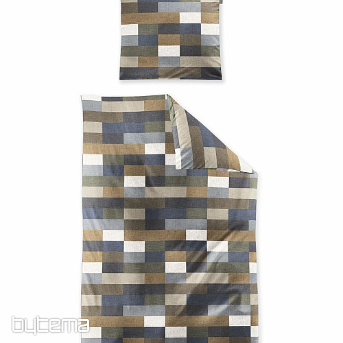 Flanellbettwäsche IRISETTE KOALA 8534-90 braun blau