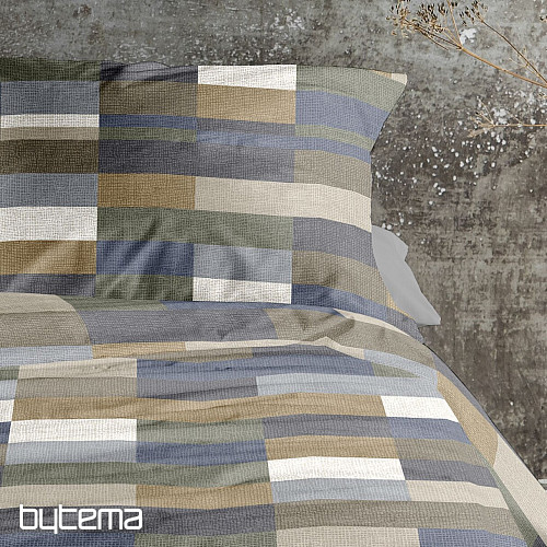 Flanellbettwäsche IRISETTE KOALA 8534-90 braun blau
