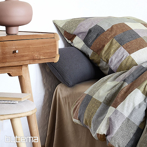 Flanellbettwäsche IRISETTE KOALA 8534-50 braungrau