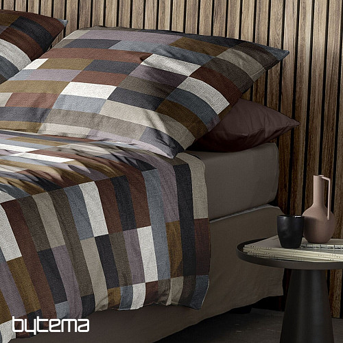 Flanellbettwäsche IRISETTE KOALA 8534-50 braungrau