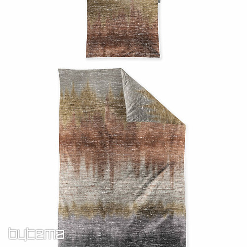 Luxuriöse Flanellbettwäsche IRISETTE KOALA 8546-50 orange